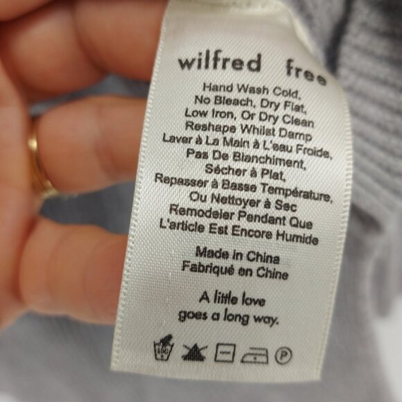 Wilfred Free Merino Wool sweater Gray Size XS - Picture 5 of 7